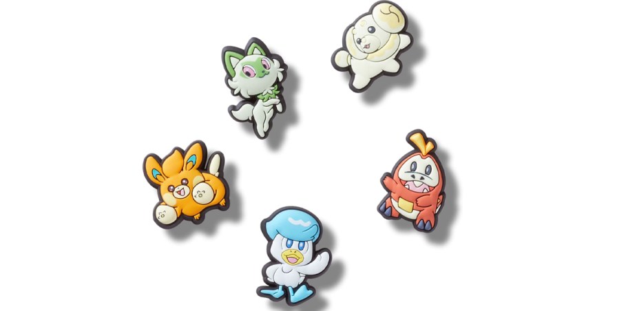 five pokemon jibbitz 