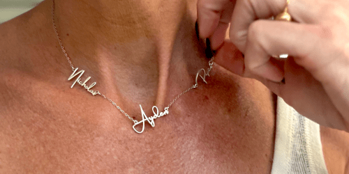 Our Fave Personalized Name Necklace Is On Sale & Ships FREE (So Good for Gifting!)