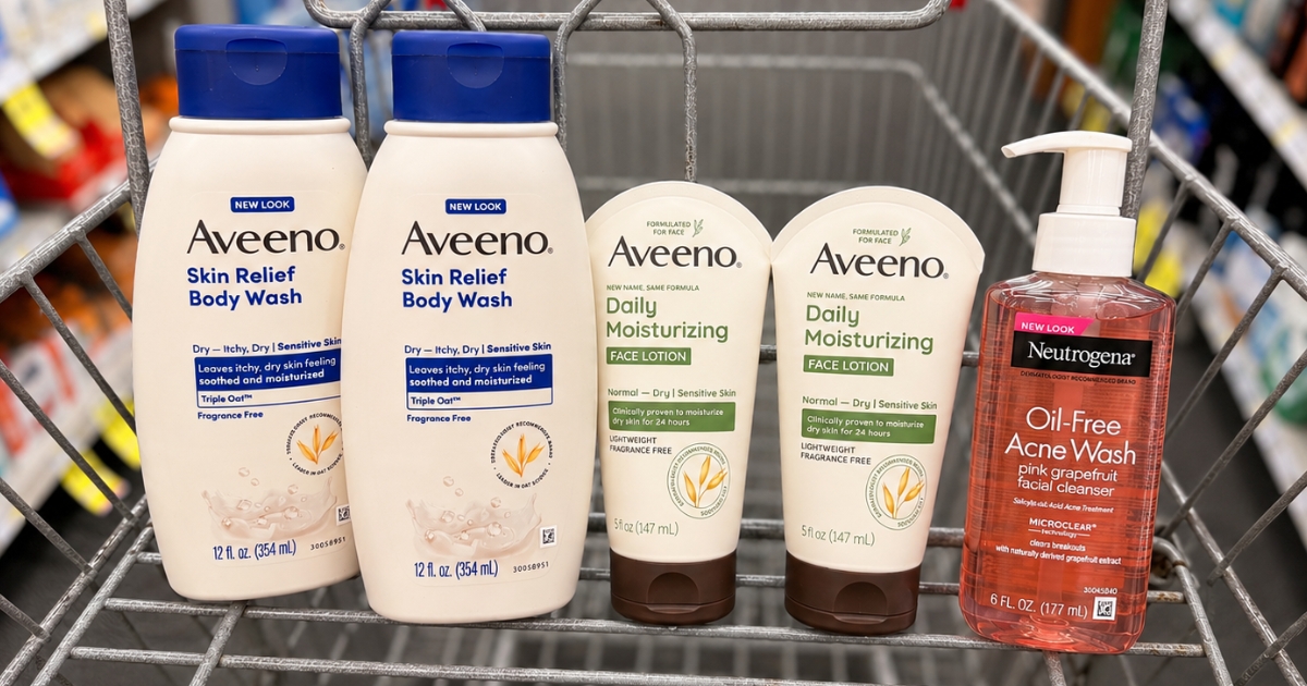 *HOT* $59 Worth of Aveeno & Neutrogena Products Just $1 After CVS Rewards