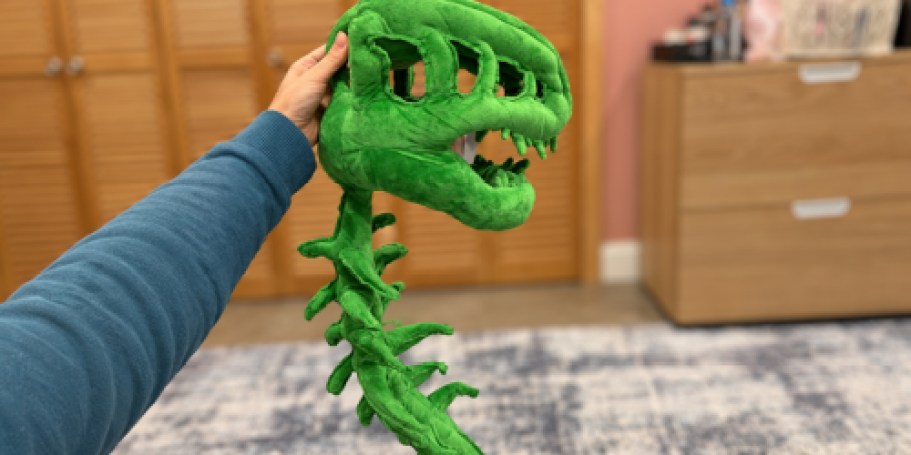 The Popular Plush Dinosaur Skeleton Costume is Only $13.49 on Amazon