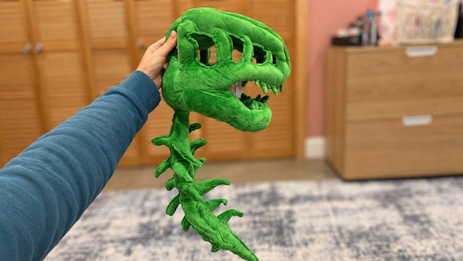 The Popular Plush Dinosaur Skeleton Costume is Only $13.49 on Amazon