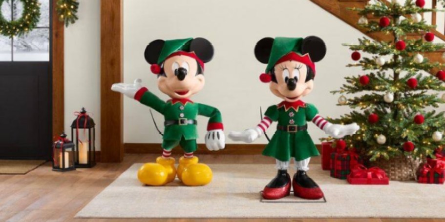 Disney Christmas Decor Spotted at Home Depot! Mickey, Minnie, Groot & More