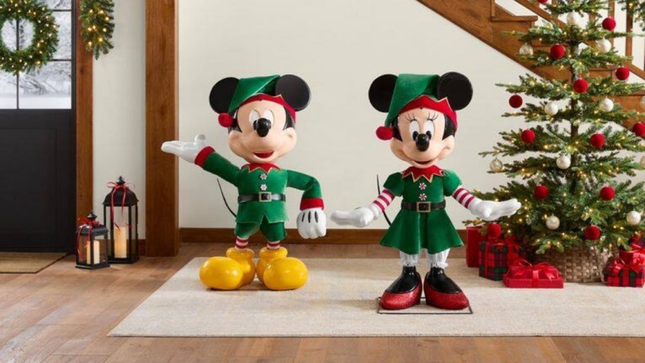 Disney Christmas Decor Spotted at Home Depot! Mickey, Minnie, Groot & More