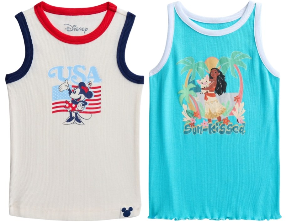 toddler girls graphic tank tops
