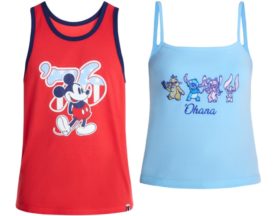 mesn and womens graphic tank tops