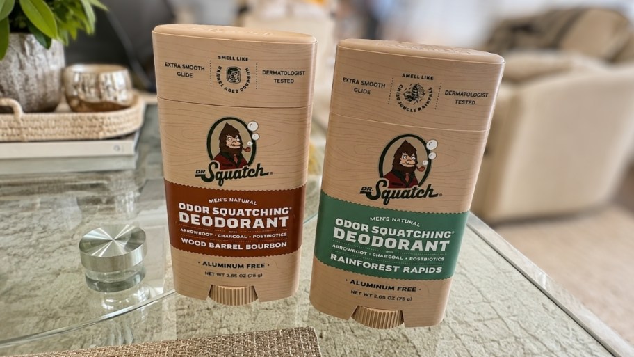 two dr squatch stick deodorants