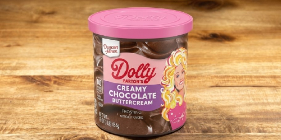 Duncan Hines Dolly Parton’s Chocolate Buttercream Frosting Just $1.24 Shipped on Amazon