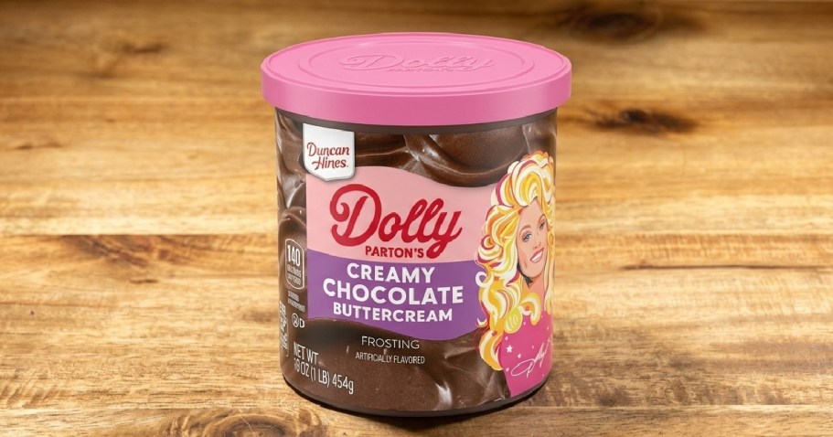 Duncan Hines Dolly Parton’s Chocolate Buttercream Frosting Just $1.24 Shipped on Amazon
