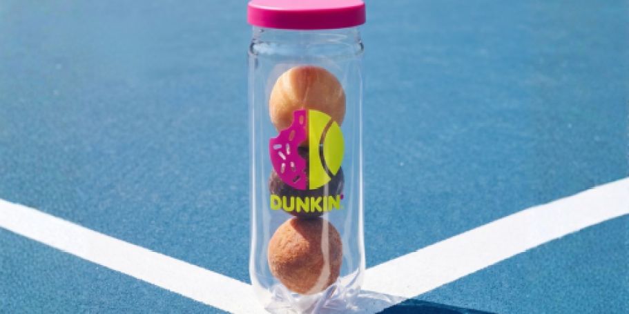 FREE Dunkin’ Mini Tennis Can w/ Munchkins Purchase on August 30th