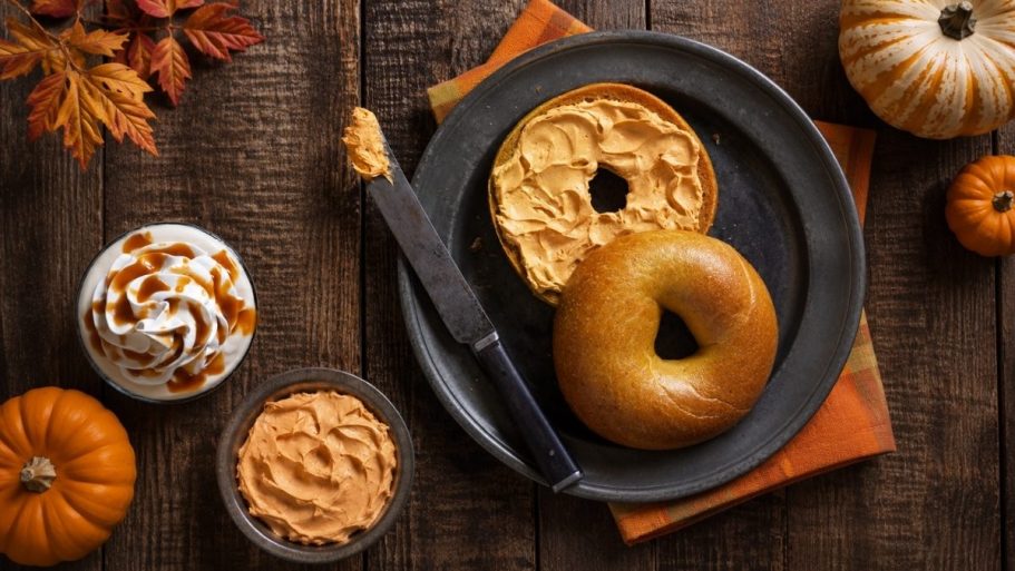 Einstein Bros. Pumpkin Bagels Are Back After 7 Years + Kids Get One FREE Today!