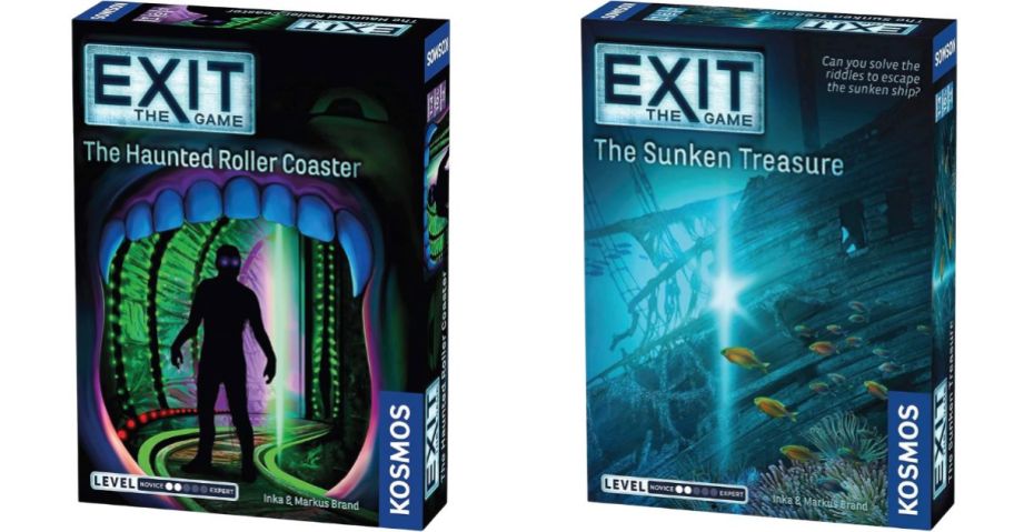 exit the game the haunted roller coaster and the sunken treasure