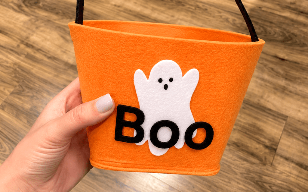 holding felt boo tote