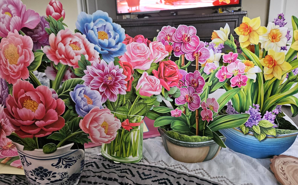 Flower Arrangement Pop-Up Card Just $4.79 on Amazon