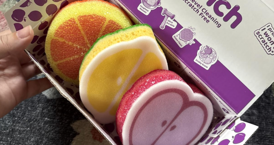 These NEW O-Cedar Scrub Sponges Actually Smell Like Fruit!