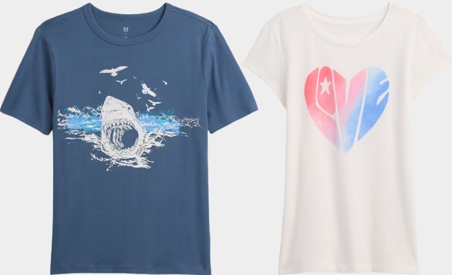 boys and girls graphic tees
