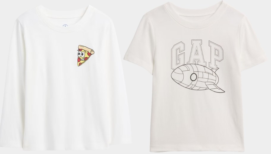 toddler boys and girls graphic tees