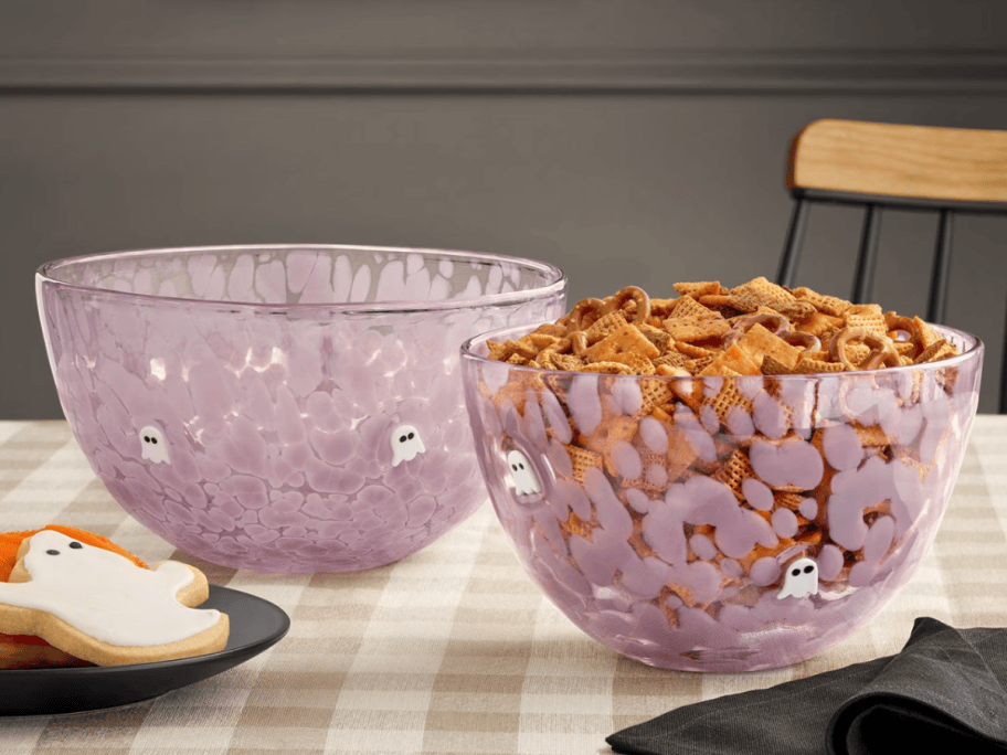 2 ghost serving bowls