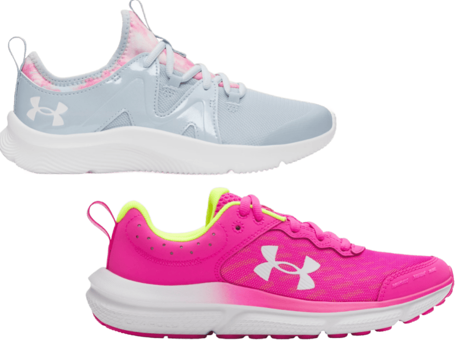 2 girls under armour shoes