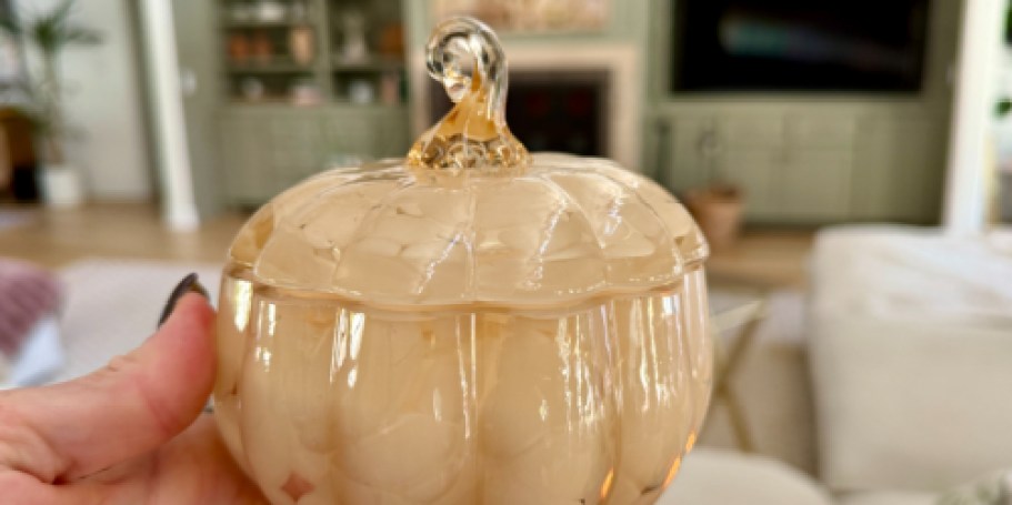 Walmart’s Pumpkin Candles Give Us Serious Anthro Vibes