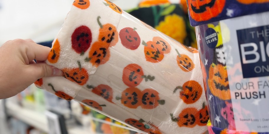 Big One Fall & Halloween Throw Blankets from $8.99 on Kohls.com