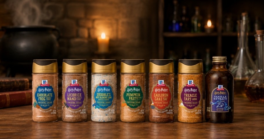 harry potter collection of finishing sugars