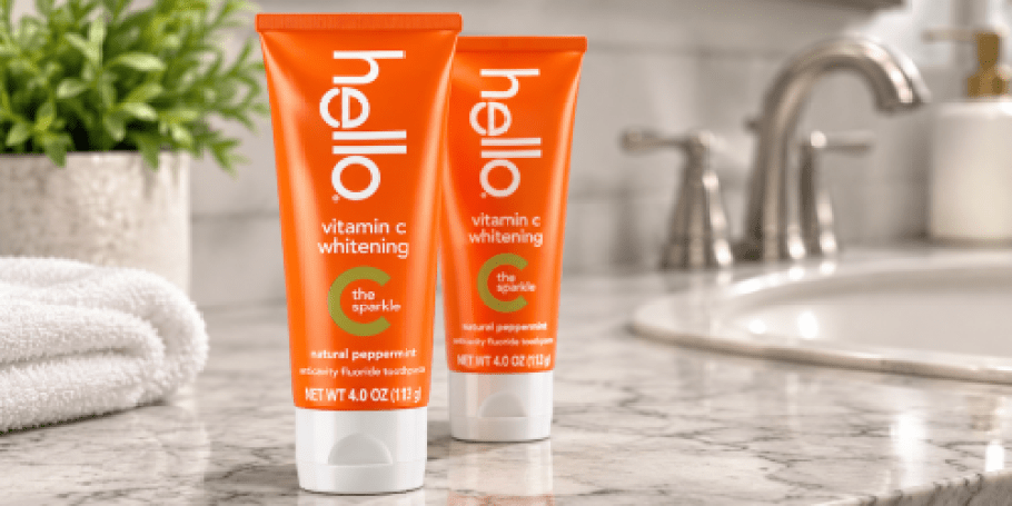 Get 2 Tubes of Hello Whitening Toothpaste for Just $7 on Amazon