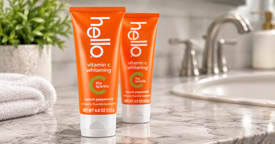 Get 2 Tubes of Hello Whitening Toothpaste for Just $7 on Amazon