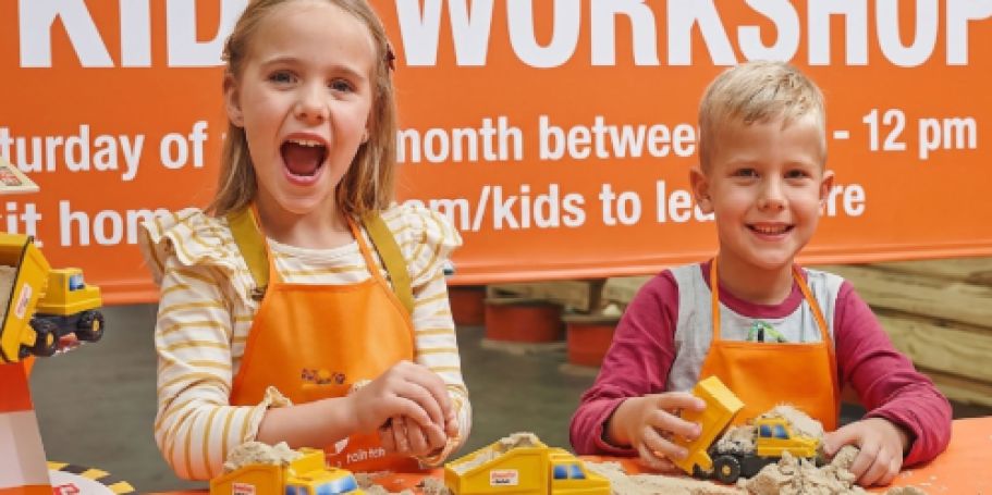 FREE Home Depot Kids Workshop on 11/7 | Register Now to Make a Dump Truck