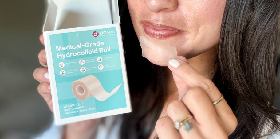 Medical-Grade Hydrocolloid 16′ Roll Only $10 on Amazon (Make Your Own Pimple Patches!)