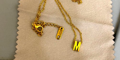 Initial Necklace Only $3.99 on Amazon