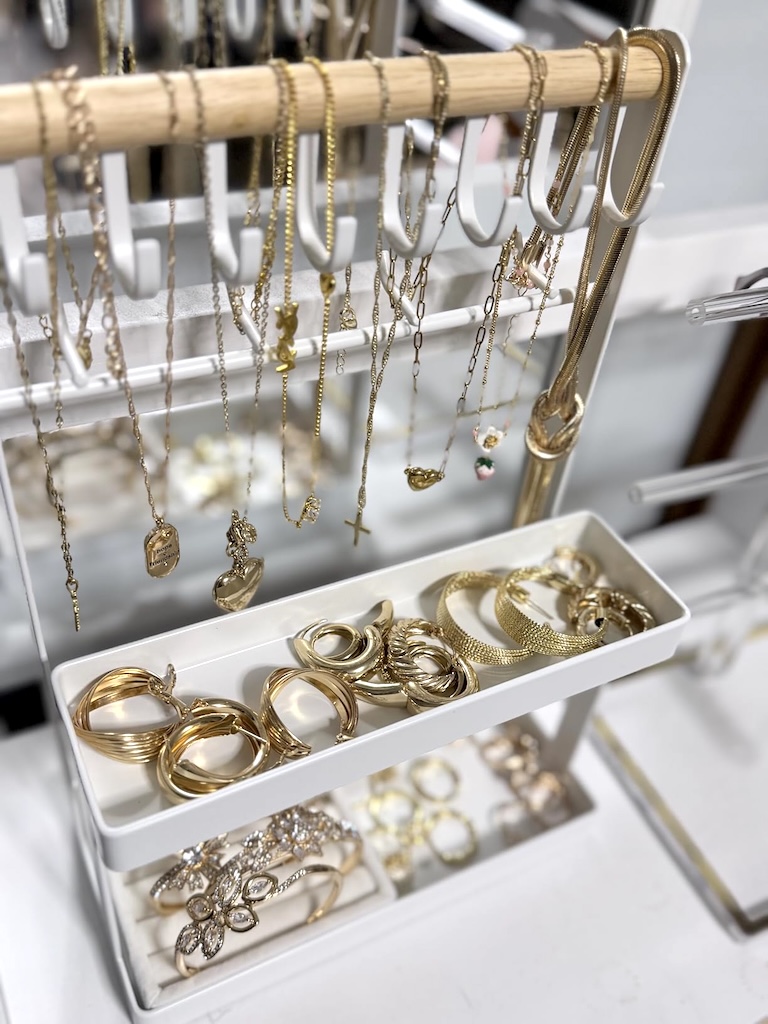 4-Tier Jewelry Organizer Stand w/ 12 Hooks Just $12.99 on Amazon (Reg. $26)