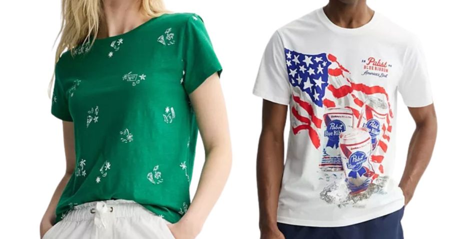 woman wearing green top and man wearing americana top