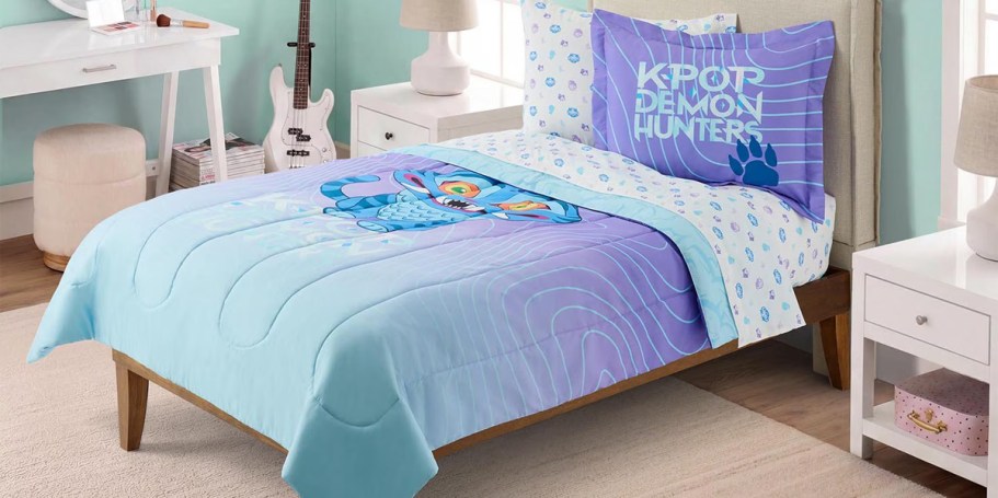 Sam’s Club Character Bedding Sets Only $34.98 (K-Pop Demon Hunters, Stitch, & More!)