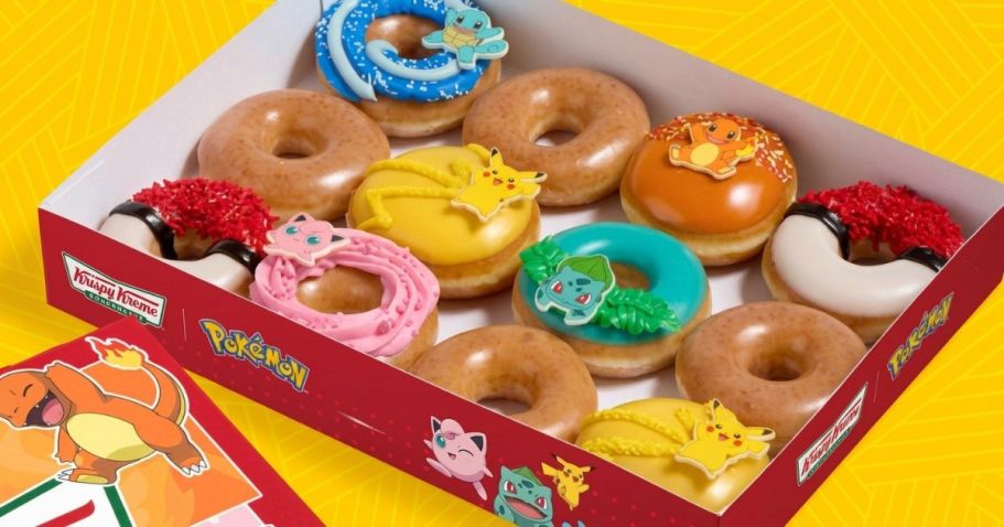 The Krispy Kreme Pokémon Doughnut Collection Is Available Now (Catch ‘Em All!)