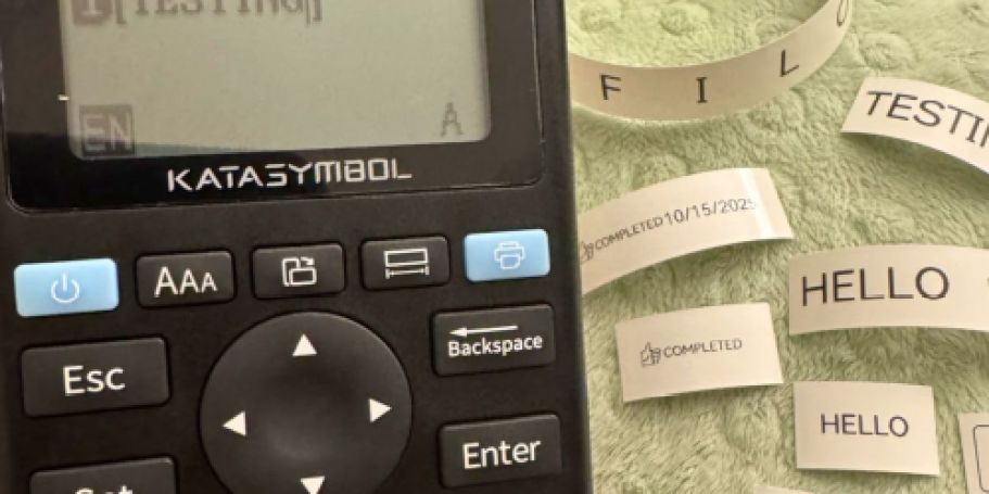 Bluetooth Label Maker Just $17.94 on Amazon | Includes 4 Rolls of Tape