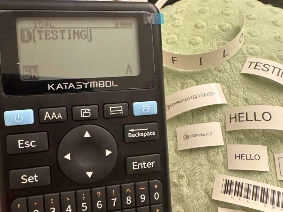 Bluetooth Label Maker Just $17.94 on Amazon | Includes 4 Rolls of Tape