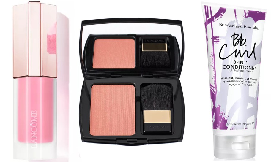 blush and conditioner bottle 