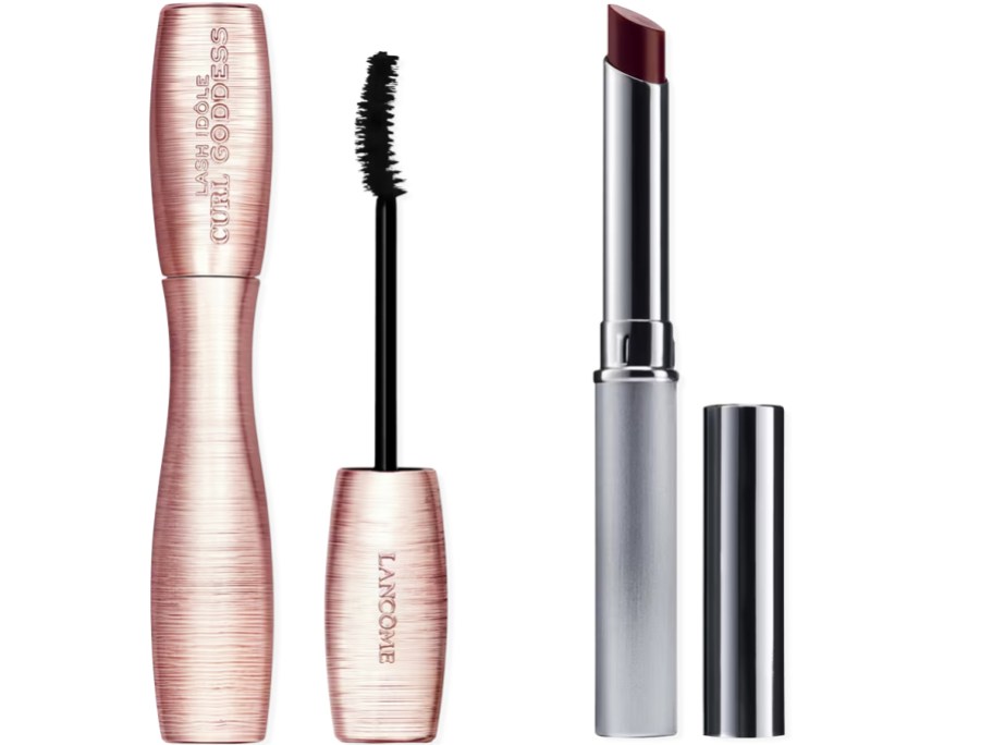 lancome mascara and clinique lipstick