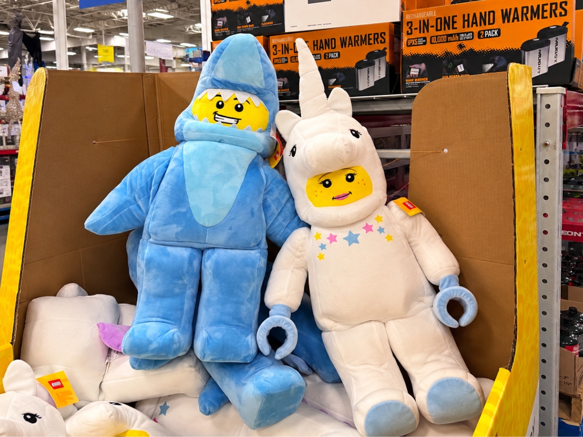 These Oversized LEGO Pillow Buddies Make Fun Gifts for LEGO Fans!