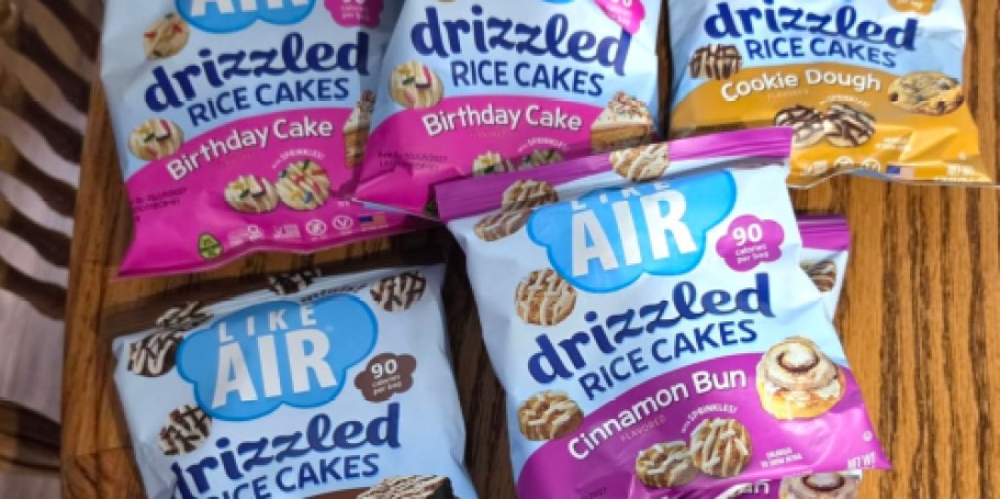 Like Air Drizzled Rice Cakes 10-Pack Just $12 Shipped on Amazon (Reg. $19)