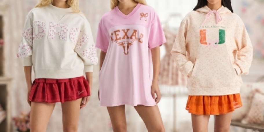 LoveShackFancy x Fanatics Collegiate Collection Drops at 11AM ET Today!