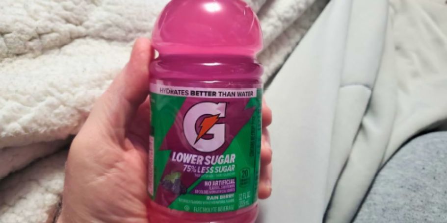 Gatorade Lower Sugar Sports Drink 20oz Bottles 6-Pack Just $3.77 Shipped on Amazon
