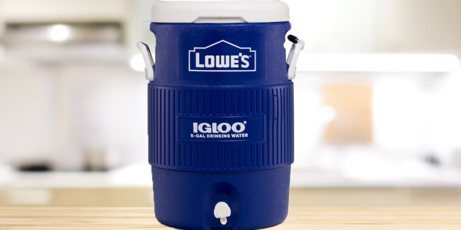 Lowe’s 5-Gallon Igloo Beverage Cooler Just $32.98 Shipped (Over 1K Sold Last Week!)