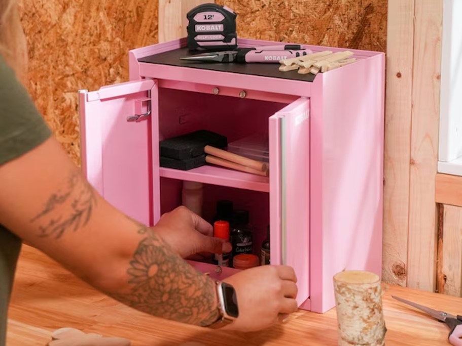 NEW Colors Added! Viral Kobalt Mini Tool Cabinets Only $31.98 Shipped on Lowes.com