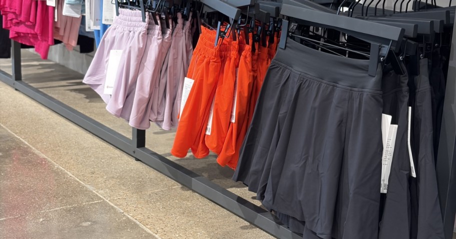 lululemon Women’s Shorts, Skirts, Tops & More from $14 Shipped