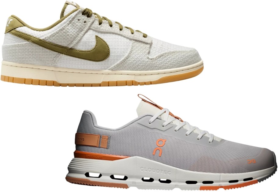 mens nike and on shoes
