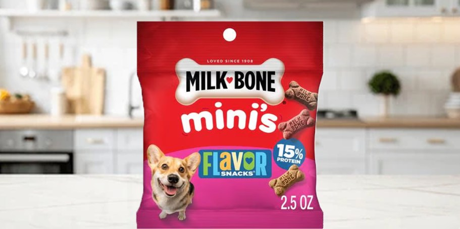 Dunkin’ Milk Bone Mini Dog Treat To-Go Bags 20-Count Just $9 Shipped on Amazon (Reg. $25)
