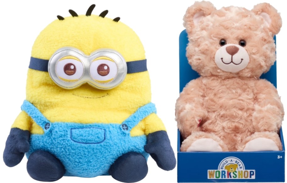 two kids plush toys