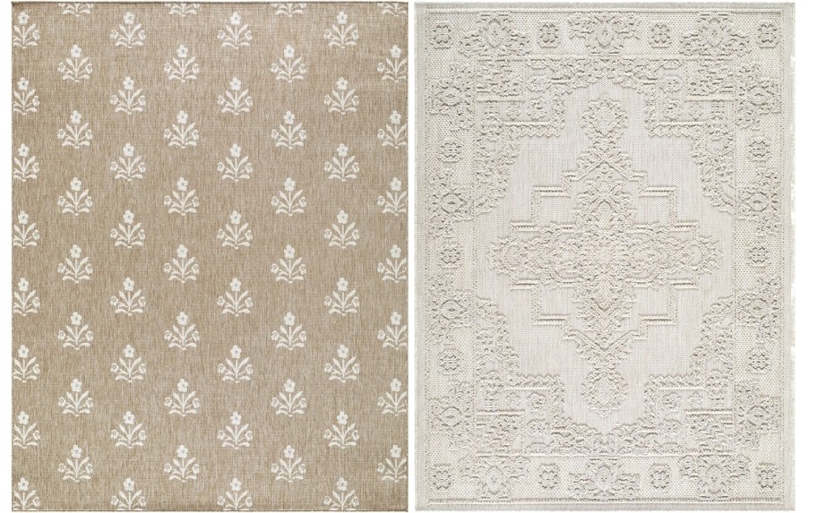 2 outdoor rugs