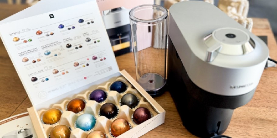 Nespresso Vertuo Pop+ Deluxe Coffee Maker w/ Free Pods from $74.98 Shipped (Reg. $149)